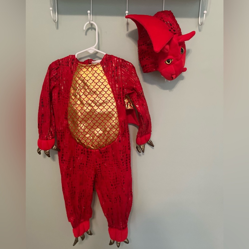 Pottery Barn Kids Dragon Costume. 12-24months.